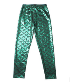 Children's leggings fish scale leggings