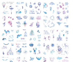 Gift box set sticker