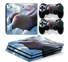 PS4 Pro Anti-Scrape Geometric Pattern Sticker | Durable Protection for Gaming Console