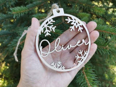 Christmas Hang Gift Name Cards