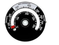 Fireplace thermometer