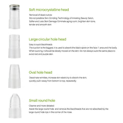 Electric pore suction and acne removing device beauty cleaner