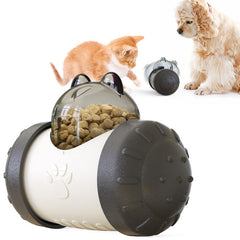 Funny Dog Treat Leaking Wheel Toy - Interactive Play for Dogs, Puppies, and Cats