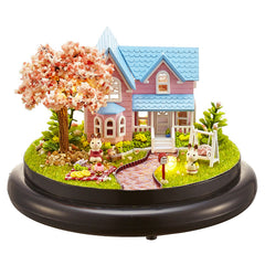DIY hut hand-assembled transparent cover mold