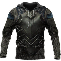 Youth Plus Size 3D Long Sleeve Hoodie