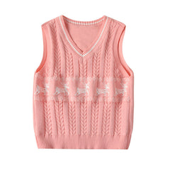 Children's knitted vest