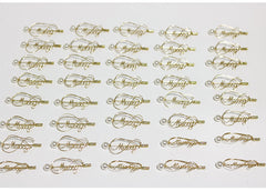 DIY Alphabet brooch