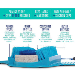 Peeling foot cleaner