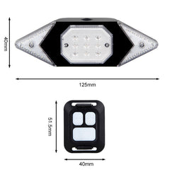 USB rechargeable bicycle turn signal