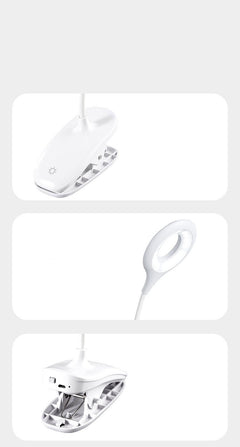Clip Table Lamp Folding Work Led Bedroom
