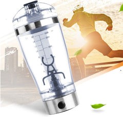 Portable Electric Protein Shaker Bottle | USB Rechargeable Mixer for Shakes, Smoothies & Coffee | BPA-Free Fitness Blender Cup