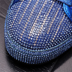 Men's Rhinestone Middle Top Martin Boots