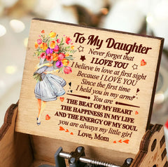 Painted music box creative gift decoration