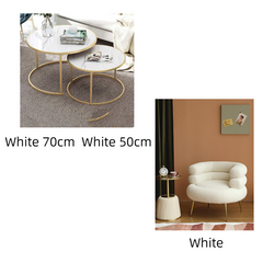 Hall Sofa Small Round Combination Coffee Table