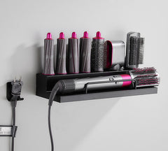 Curling Rod Storage Rack Free Punch Wall-mounted
