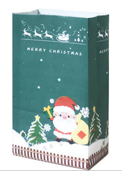 Flat Gift Wrapping DIY Baked Snack Food Packaging Paper Bag