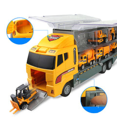 Simulation Mini Alloy Engineering Car Set