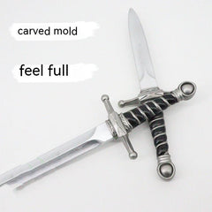 Simulation Small Dagger Sword Soft Rubber Weapon Model