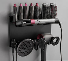 Curling Rod Storage Rack Free Punch Wall-mounted