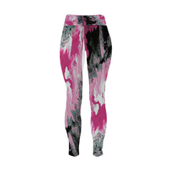 Women's High Waist Leggings(ModelL44)(Plus Size)