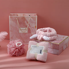 Deer Antler Three Piece Towel Gift Box Set