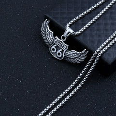 Chain 66 road necklace
