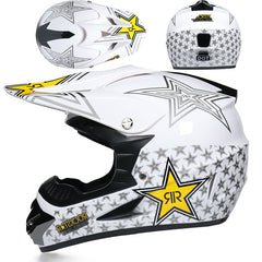 Youth Off-Road Motorcycle Helmet - [green] | Lightweight Motocross Full Face Shield for Dirt Bike & ATV