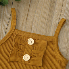 Fashion suspender jumpsuit skirt