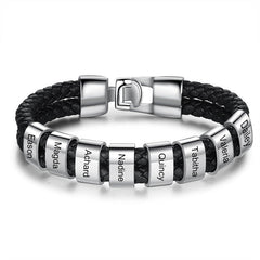 Leather Braided Men's Personality Couple Bracelet