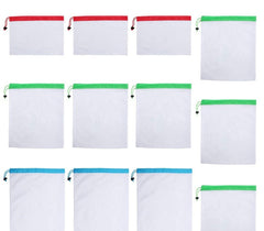 Kitchen Reusable Fruit& Vegetable Stitched Mesh Storage Bag