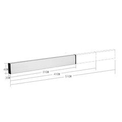 One Generation Creative European  Stainless Steel Magnetic Knife Frame Strong Kitchen Cutter Collector Wholesale