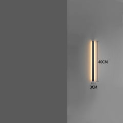Simple Modern Minimalist Long Strip Living Room Grille Wall Lamp
