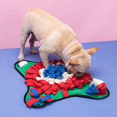 Pet Snuffle Mat For Dogs, Interactive Feed Game For Boredom Pets, Encourages Natural Foraging Skills For Cats Dogs Bowl Travel Use, Dog Treat Dispenser Indoor Outdoor Stress Relief