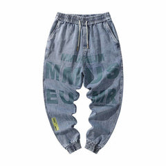 Jeans men's trendy brand loose