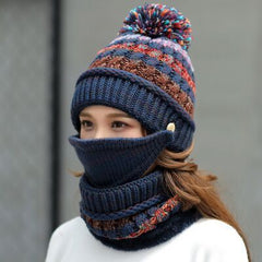Winter Plush knitted hat