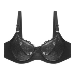 Pure color bra lace women's plus size bra underwear