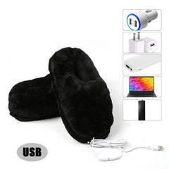 Warmer Heated-Slipper Electric-Feet Portable Winter Soft Home Usb-Pad Cold-Relief-Gift
