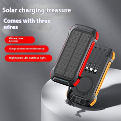 Taineng Yang Wireless Charging With Built-in Cable Outdoor Mobile Power Bank