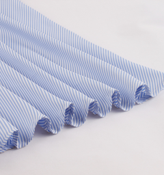Plus size women's striped ruffled slim retro dress