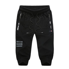Summer Thin Plus Size Cropped Pants Men's Casual Overknee Shorts