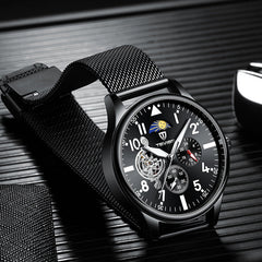 Men's Watch Waterproof Fashion Watch Campus Trend Student Mechanical Watch