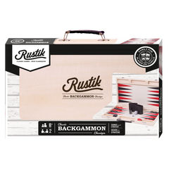 Rustik Deluxe Wood Case: Backgammon