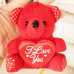 Colorful glowing hug bear doll love teddy bear plush toy