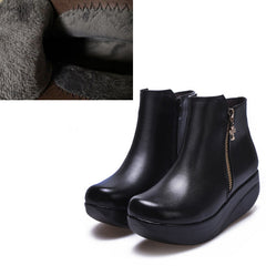 Plus size women's shoes short tube women's boots