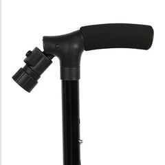 Luminous walking stick five section telescopic folding old tumbler magical aluminum alloy