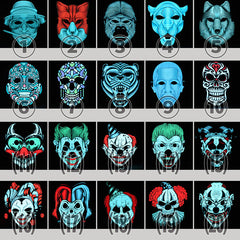 Luminous film mask