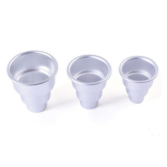 Mini three-layer aluminum alloy cake mold ，