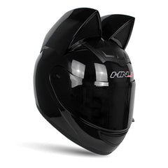 Personalized Cat Ears Electric Motorcycle Helmets for Men and Women - Custom Fit, Safe, and Stylish