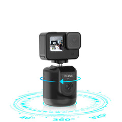 360 Degree Face Tracking Camera with Intelligent Pan and Tilt Functionality for Podcasts and Live Streaming