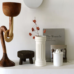 Modern Minimalist Ceramic Decorative Dried Flower Vase Desktop Ornaments